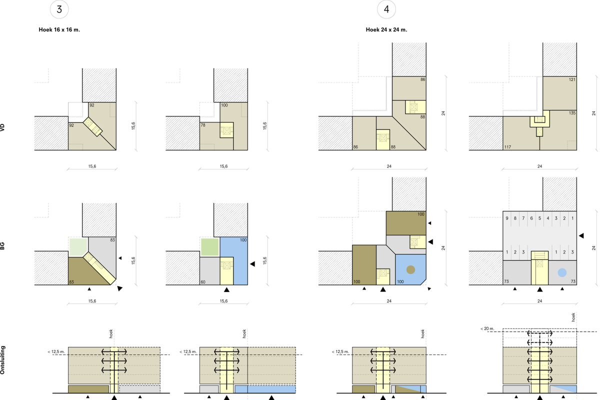 De Nijl Architecten - Kleinschalige appartementencomplexen