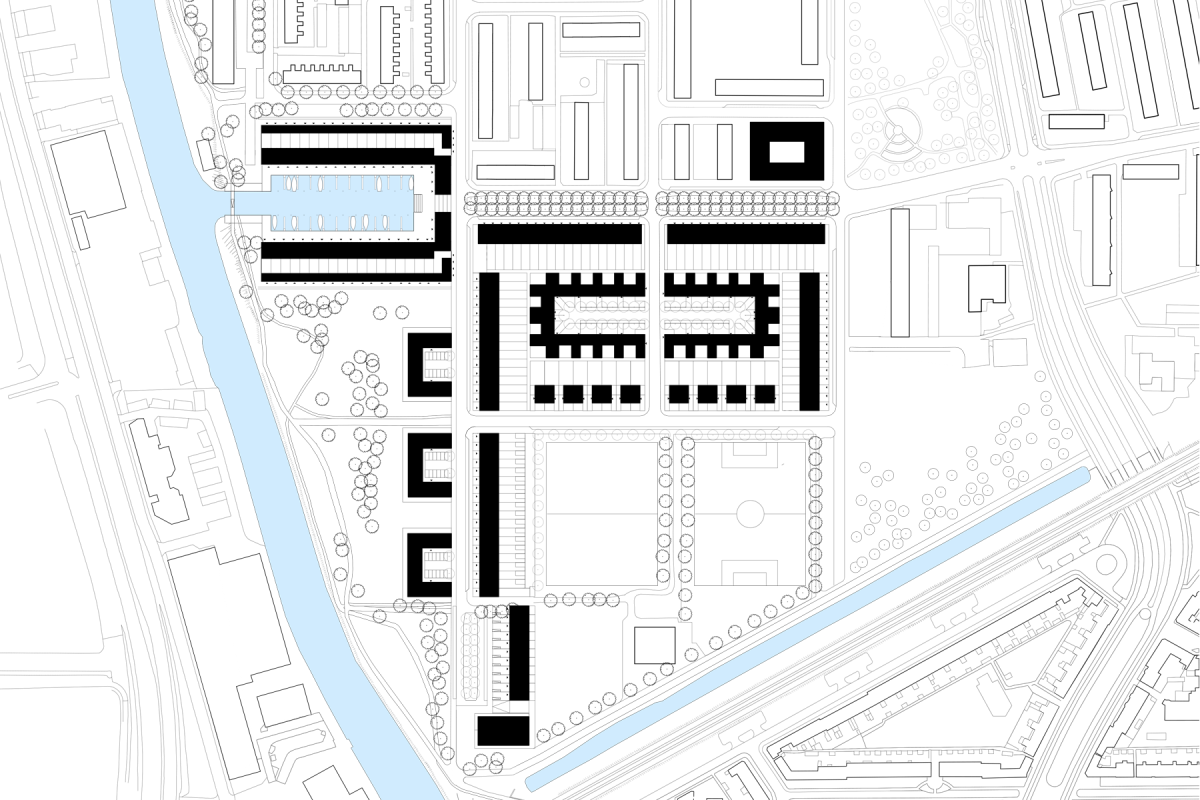 De Nijl Architecten - Stedenbouwkundig plan Paddepoel