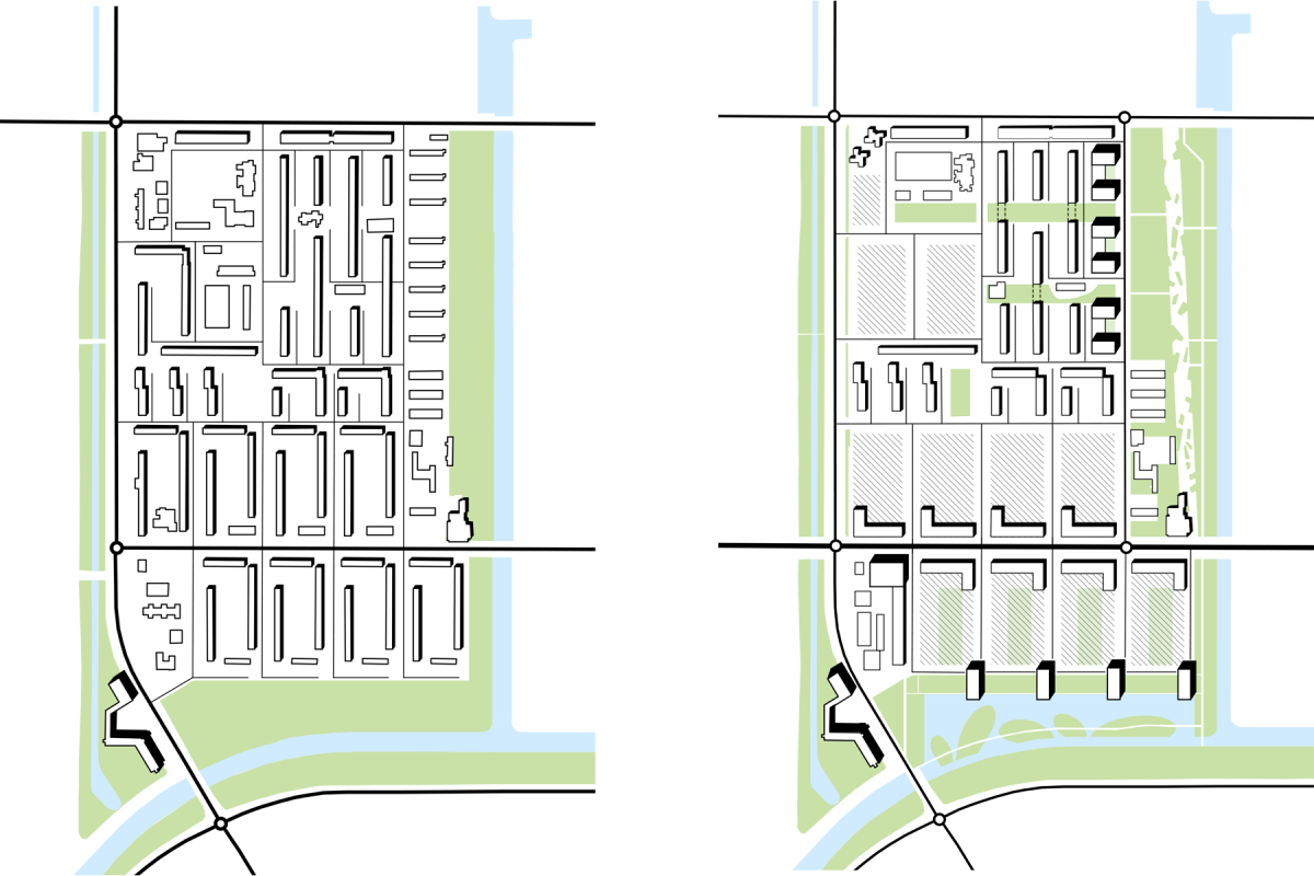 De Nijl Architecten - Stedenbouwkundig plan Zuidwestkwadrant