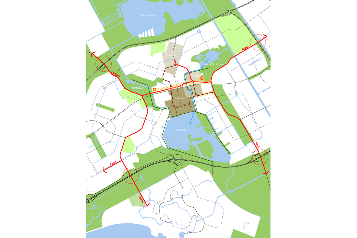 De Nijl Architecten - Ruimtelijke visie Stadshart Almere